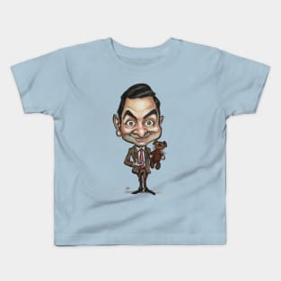 Mr. Bean and Teddy Kids T-Shirt